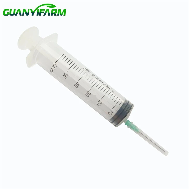 60ml ডিসপোজেবল প্লাস্টিক সিরিঞ্জ